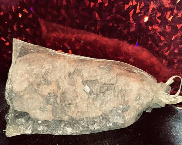 Mix of crystal quartz, and smokey quartz chunk