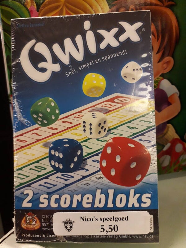 Qwixx basis scorebloks