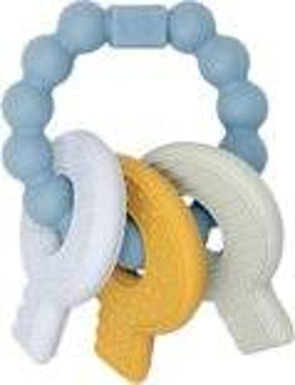 Bijtspeeltje/ring blauw