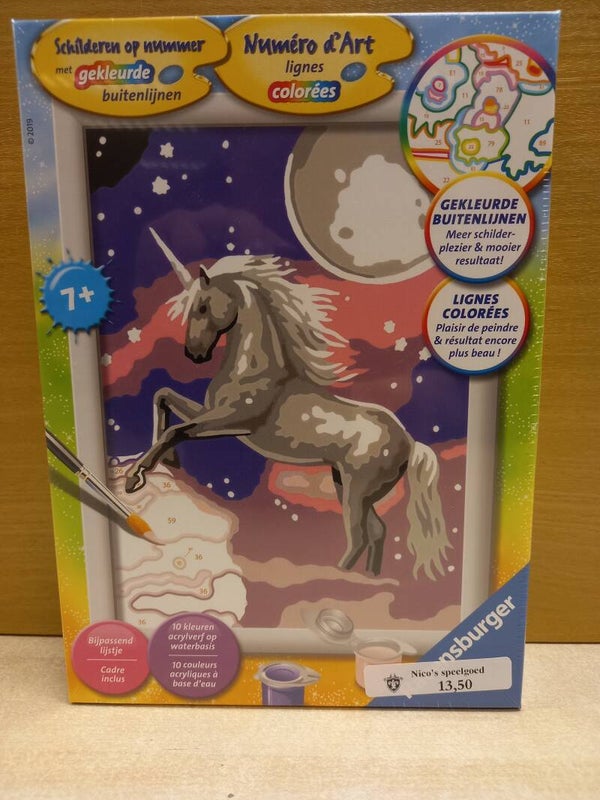Paint by Number Unicorn