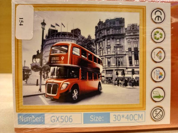 Diamond  Painting Londen Bus