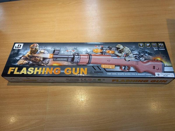 Flashing gun
