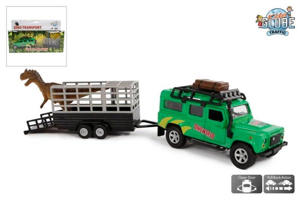 Kids Globe Land Rover dino transport