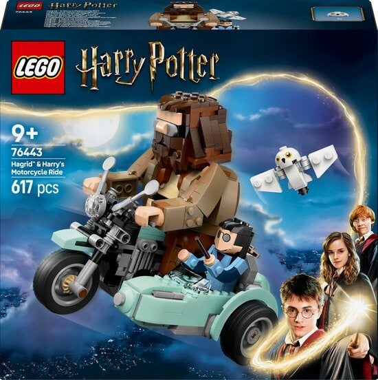 Harry Potter 76443 Hagrid en Harry's rit op de motor