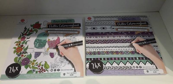 glitter kleurboek