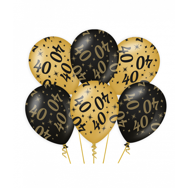 Classy party balloons 40 jaar