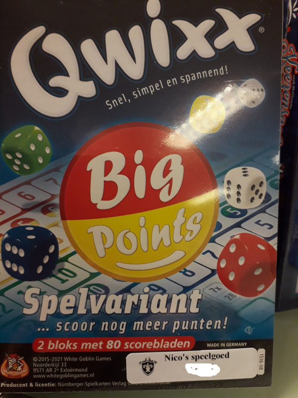 Qwixx Big Points Scorebloks