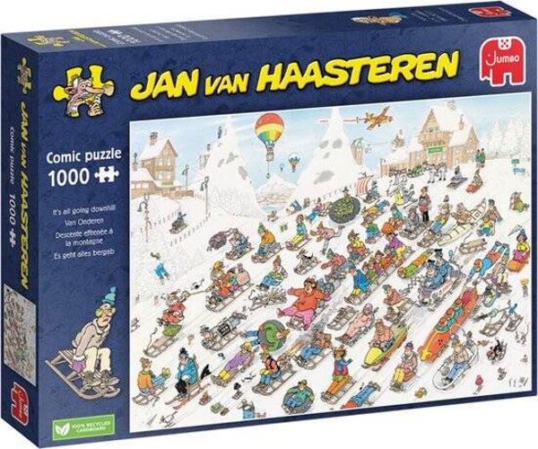 Jan van Haasteren van onderen