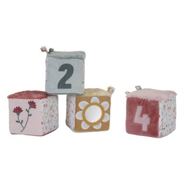 Little Dutch zachte blokkenset Flowers & Butterflies