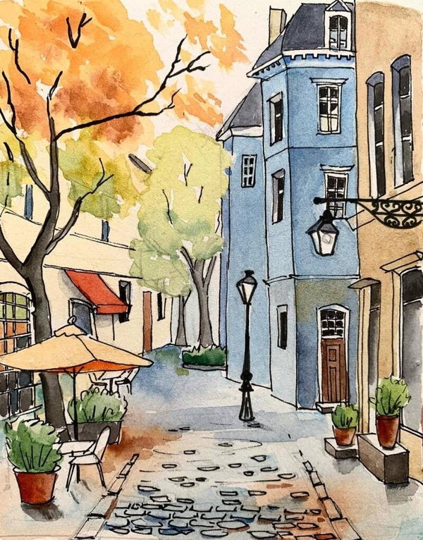 Urban Sketching woensdagavond 10 feb