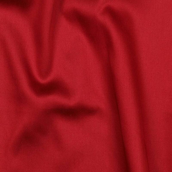 Baumwolle Satin -Bordeaux-