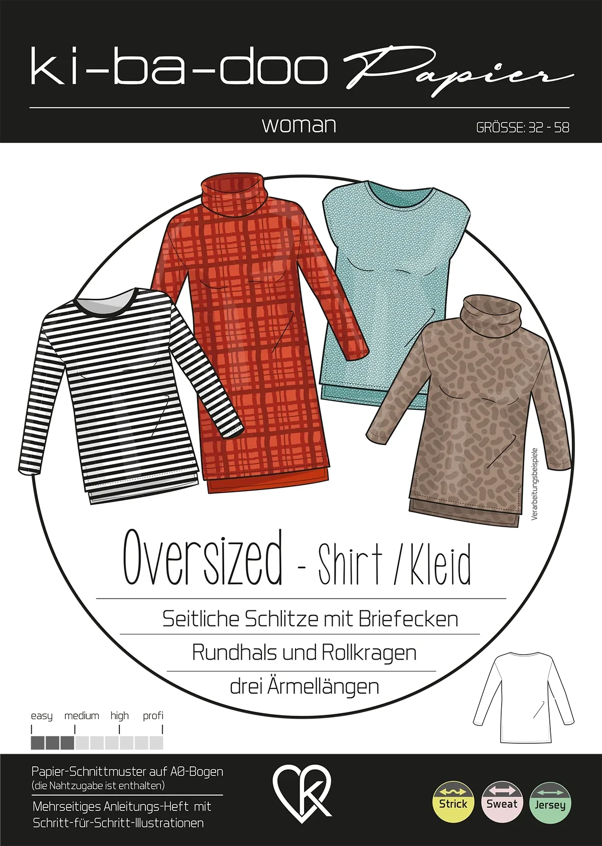 Basic OERSIZED - Shirt/Kleid