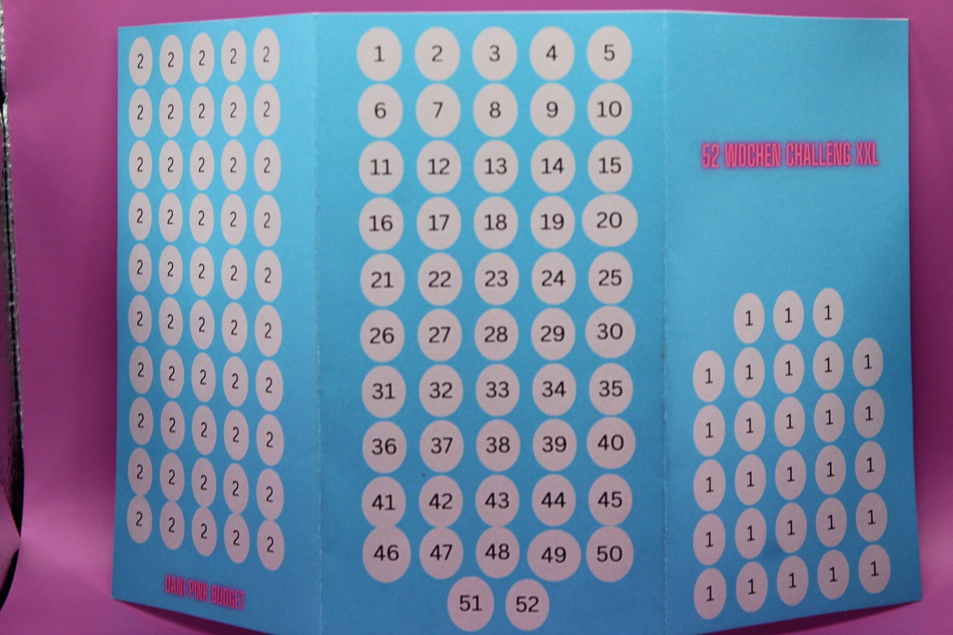 52 Wochen Challenge XXL