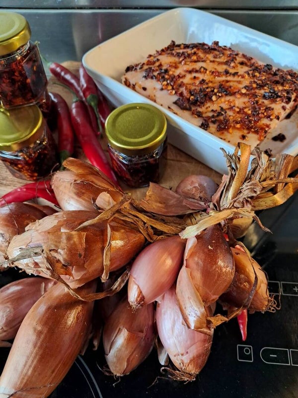 Krokante chili in de olie