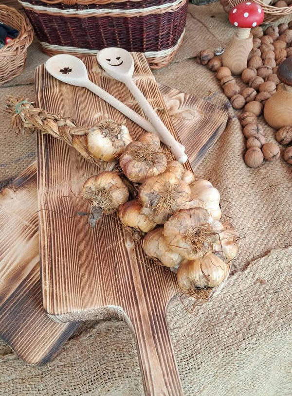 Gerookte knoflook wordt verwacht begin juli