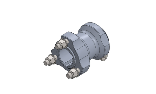 Wielnaaf 30mm alu lang