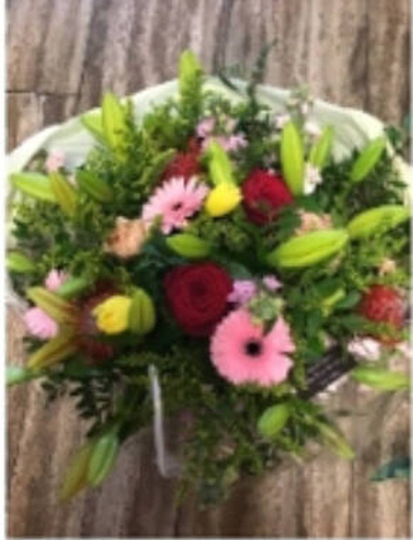 Boeket met gele tinten