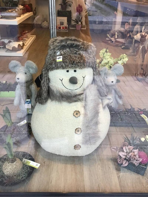 Sneeuwpop extra groot