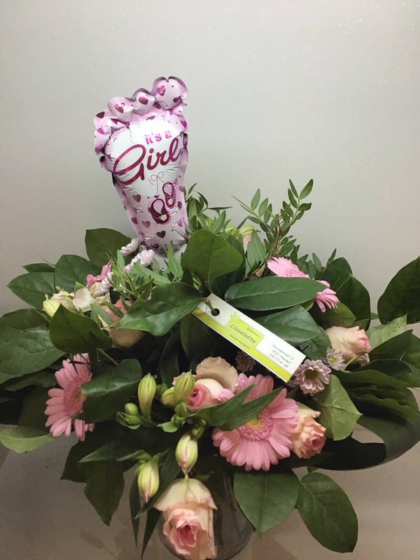 Geboorte boeket meisje