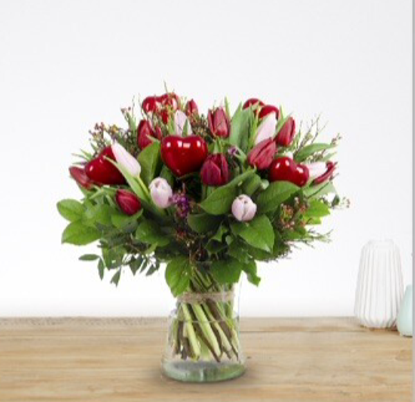 Rood - Roze tulpen mix
