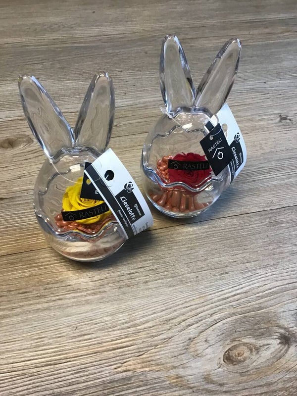 Kleine glas paashaas