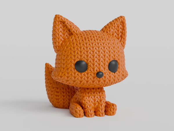 3D Knitted animal 'vos'