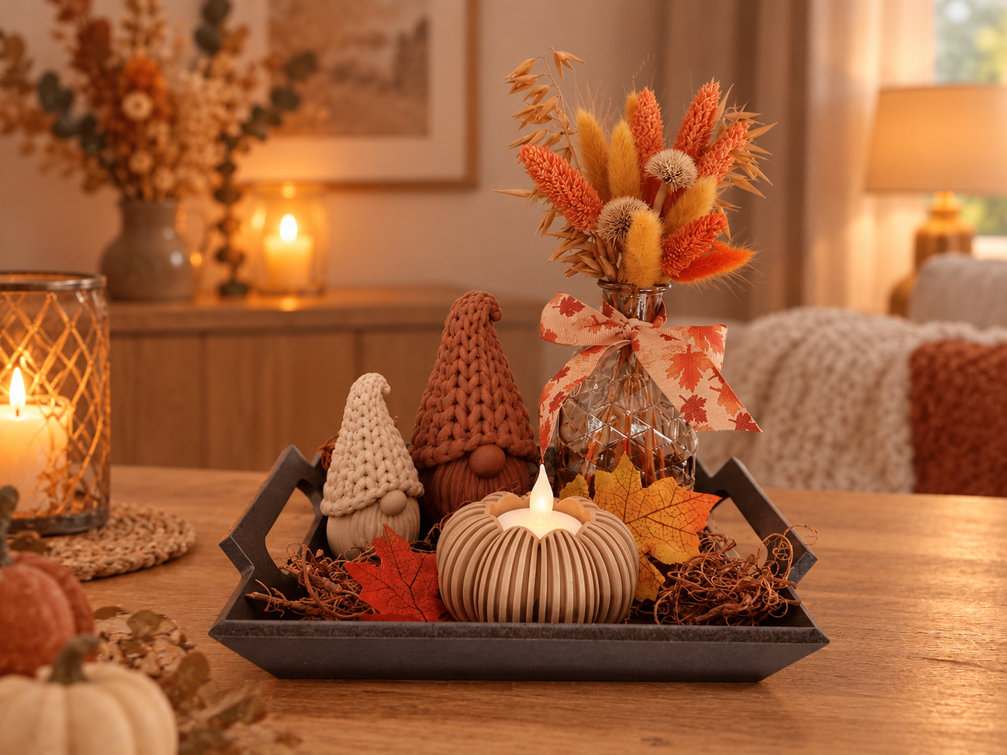 SET Kleurrijke herfstplateau