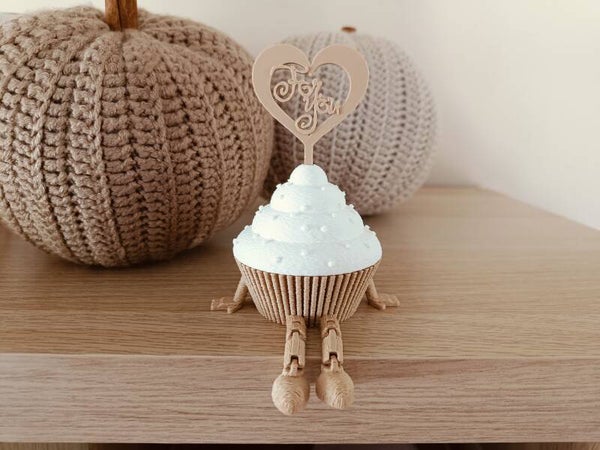 3D cupcake 'for you'