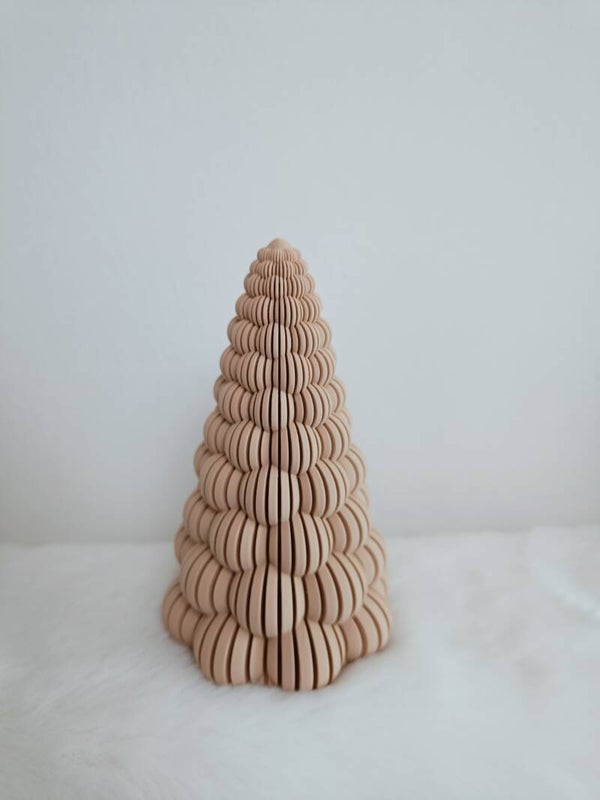 3D Kerstboom mokka (4 soorten)