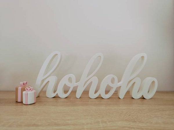 3D wordpop 'hohoho'