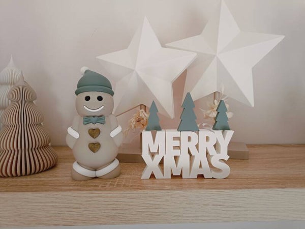 3D wordpop 'merry xmas'