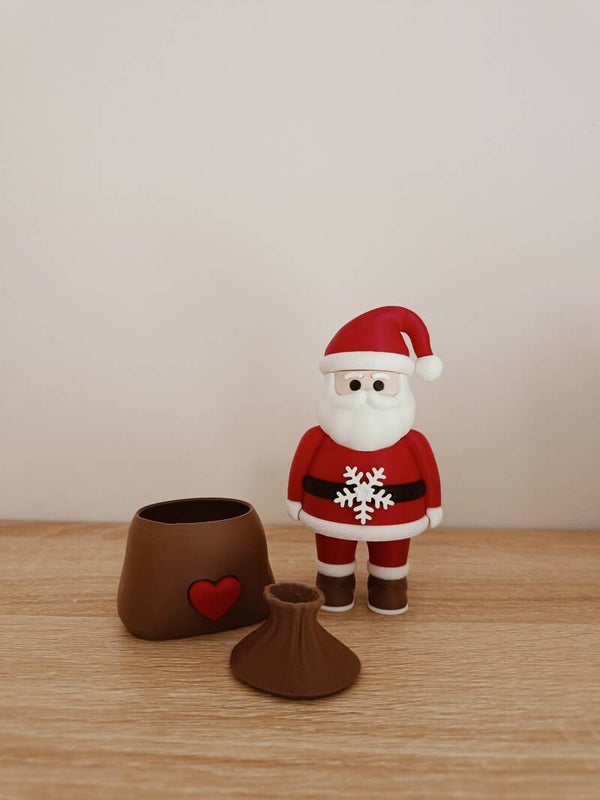 3D Santa met cadeautjeszak!