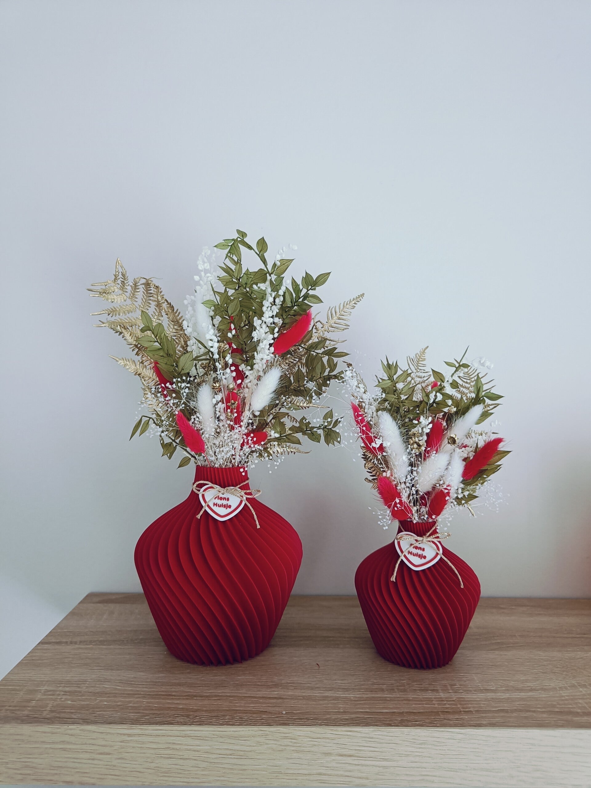 3D Vaas 'elegant' rood