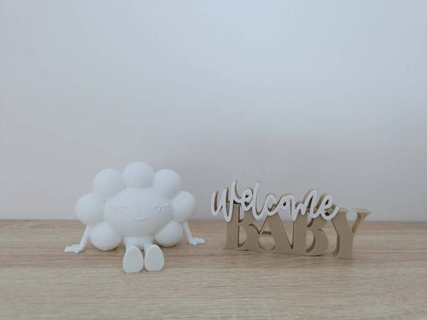 3D Popword 'Welcome baby'