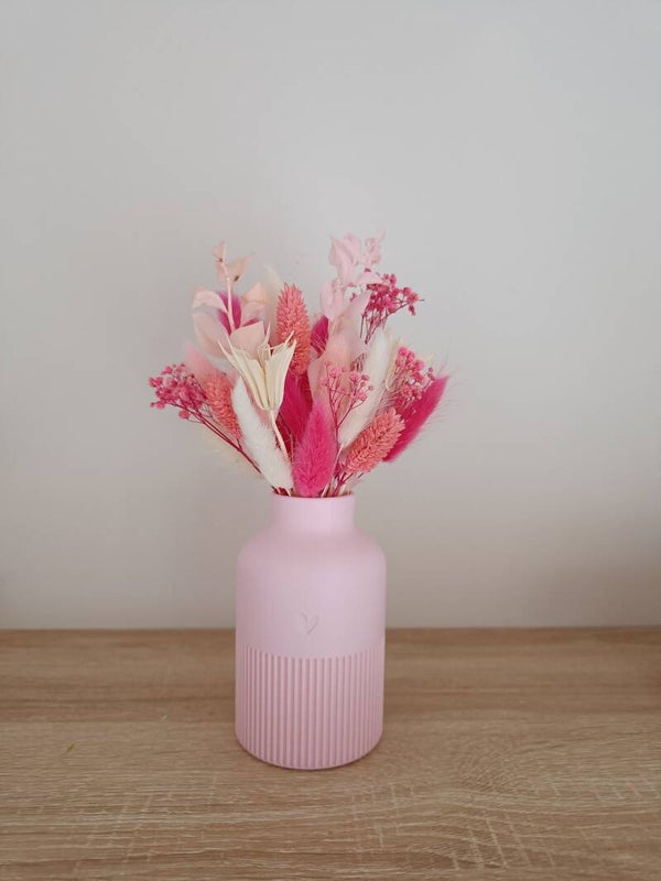 Vaasje 'sweet heart' licht roze