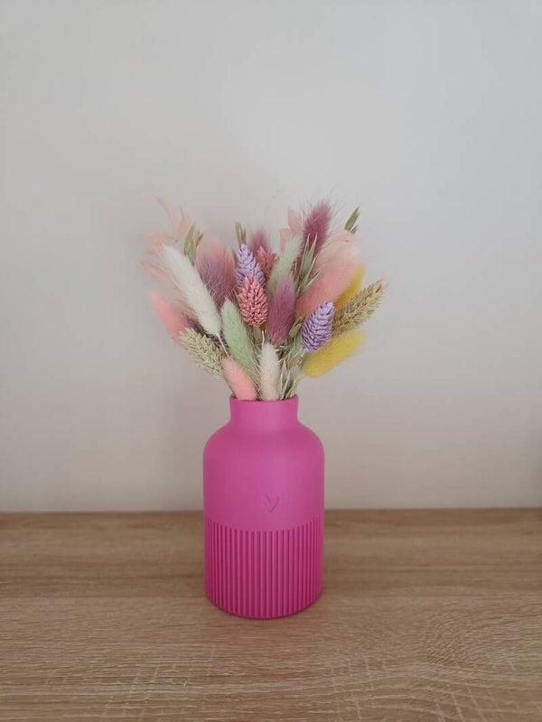 Vaasje 'sweet heart' fel roze