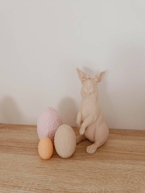 3D paaseitjes met lenteprint