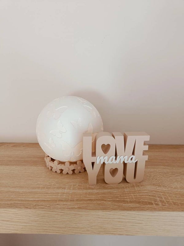 3D Wordpop 'love you mama'