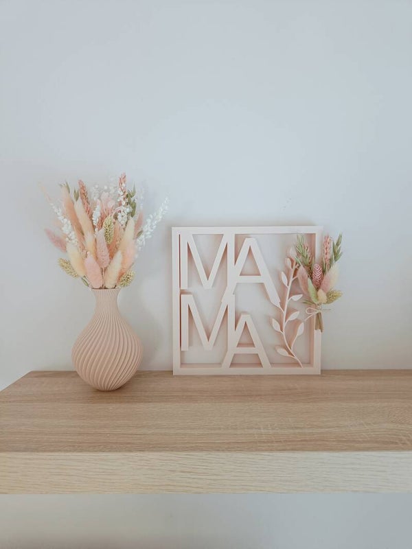 3D Staander vierkant 'mama'