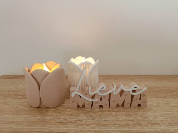 3D Tekst 'Lieve mama'