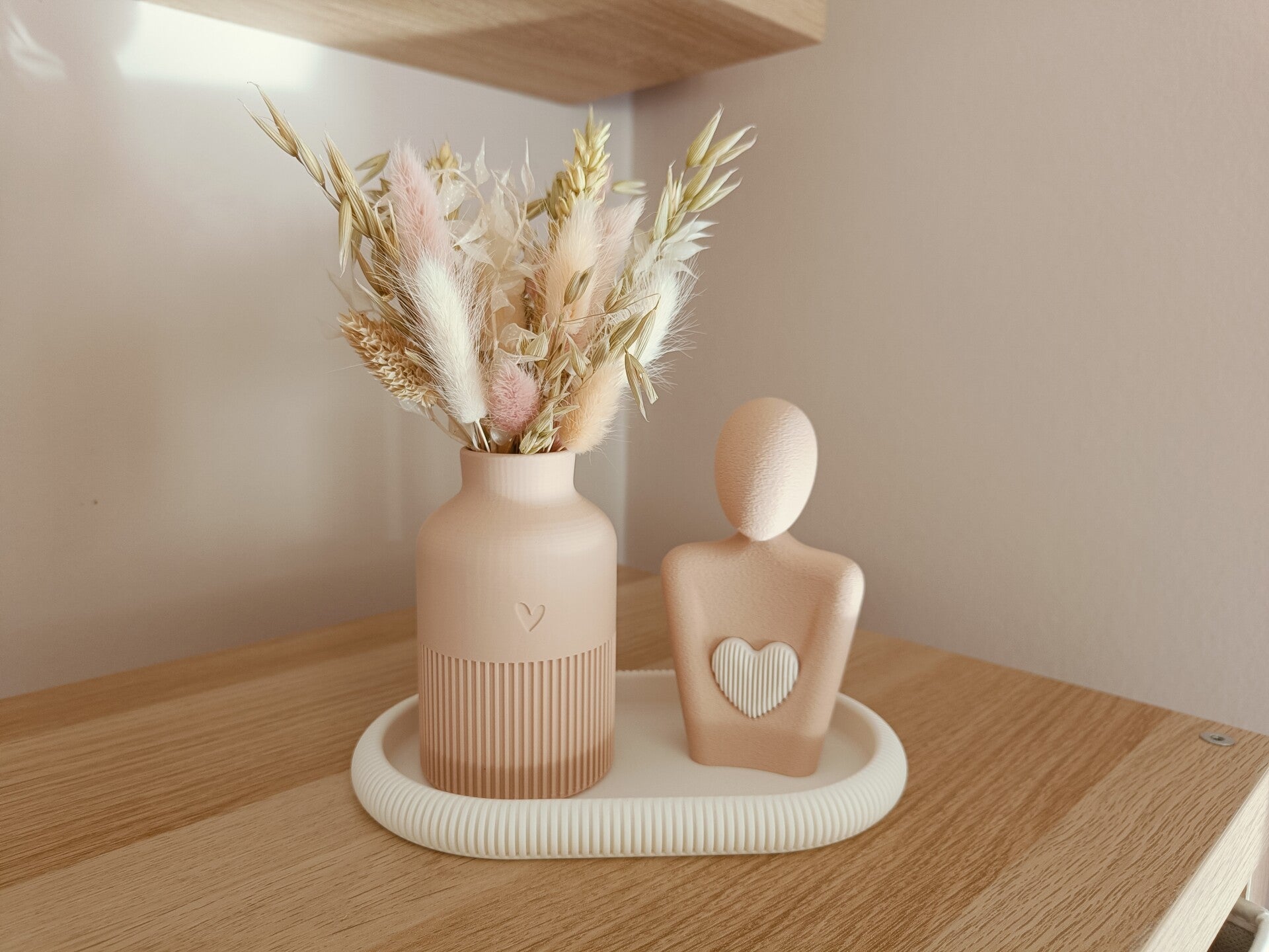 3D Borstbeeldje met hartje
