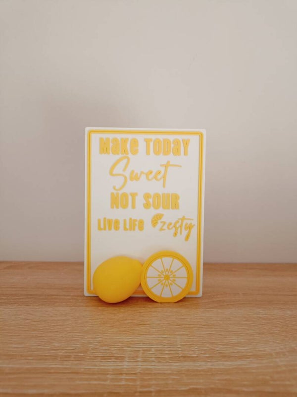 3D staande kaart 'citrus'