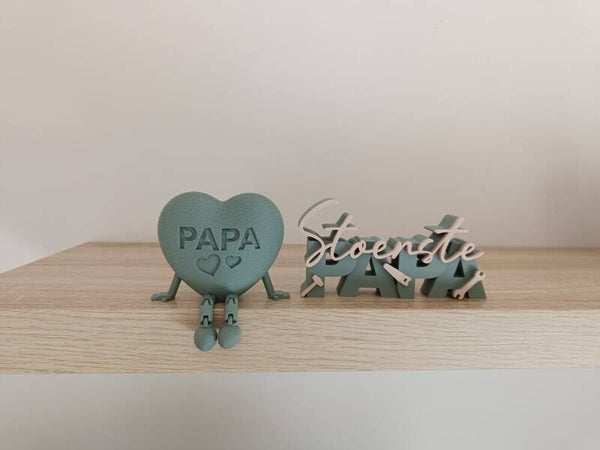 Hartje papa / tekst 'stoerste papa'