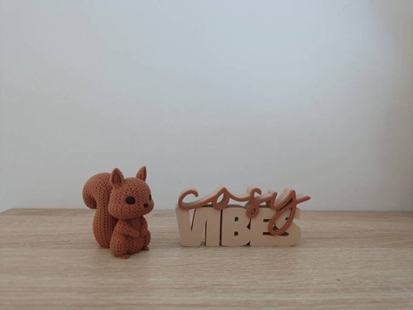 3D Wordpop 'Cozy Vibes'