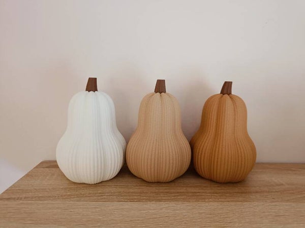 3D retro 'butternut' pompoen L