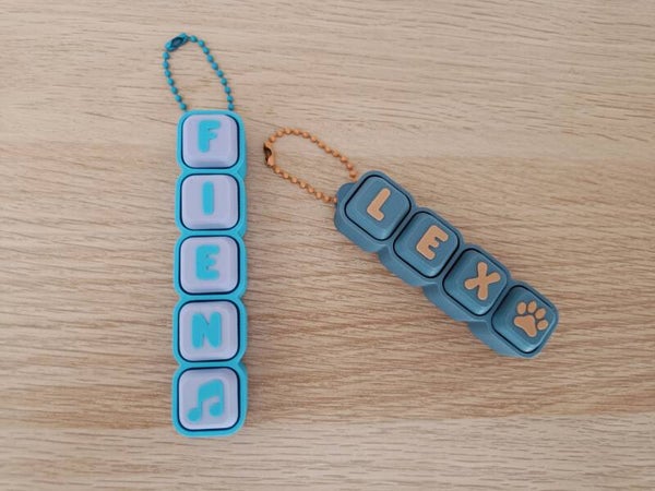 3D Fidget clicker met naam