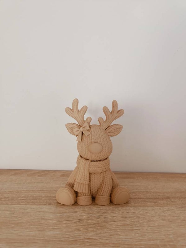 3D Rendier met strikje