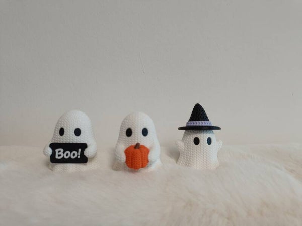 3D 'Knitted' spookje 'Boo'