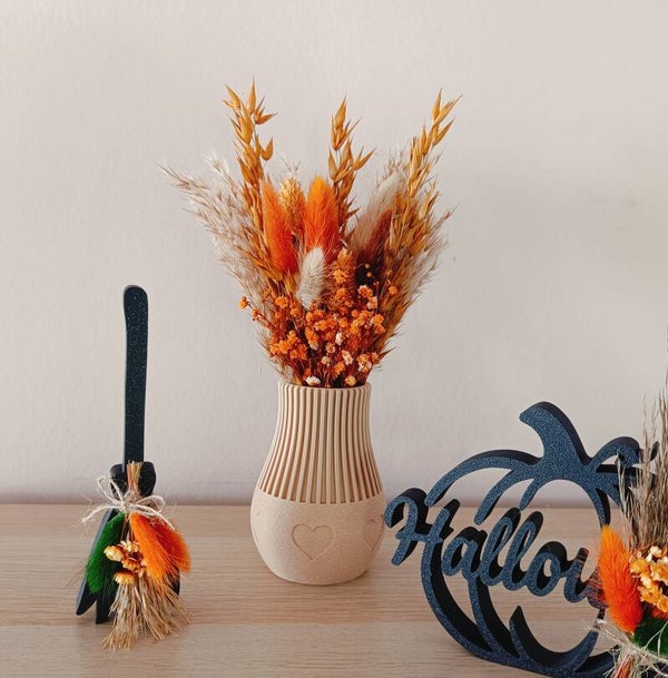 3D vaas met herfstkleuren