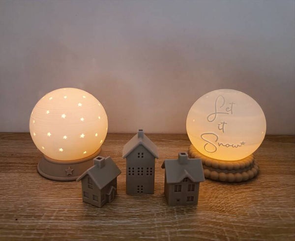 3D Mini huisjes (3 stuks)